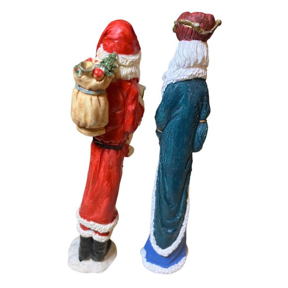 Thin Skinny Santa Figurines Set of 2 - Picture 5 of 11